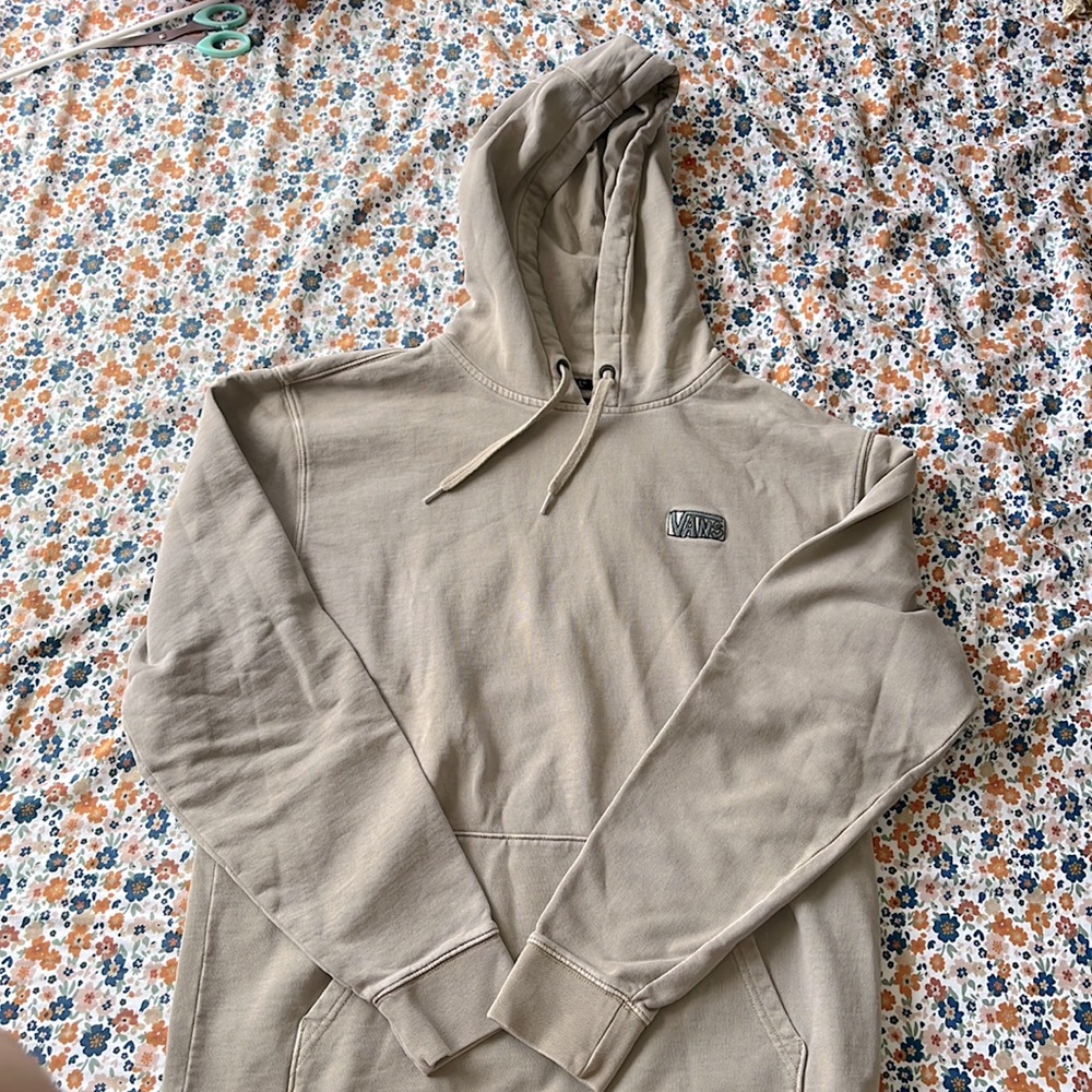 Mens Vans Hoodie Beige